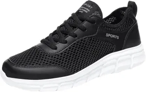 Mens Running Shoes Slip-on Walking Tennis Sneakers Lightweight Breathable Casual Soft Sole Mesh Workout Sports Shoes