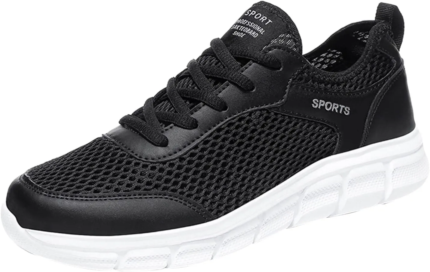 Mens Running Shoes Slip-on Walking Tennis Sneakers Lightweight Breathable Casual Soft Sole Mesh Workout Sports Shoes