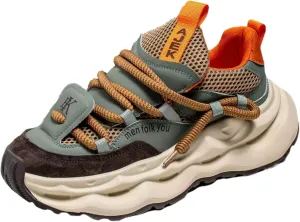 Mens Vintage Chunky Sneakers: Soft Sole, Anti-Slip, Durable, Breathable