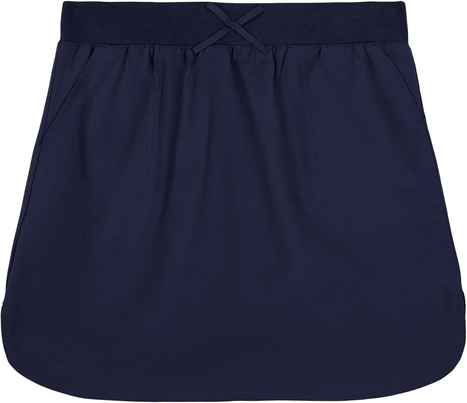 Nautica Girls' School Uniform Pull-on Scooter Skirt with Undershorts, Knit Waistband & Functional Pockets