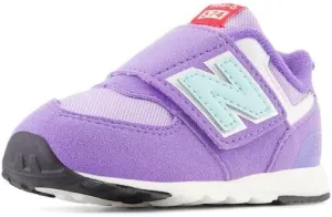 New Balance Baby-Girl's 574 New-b V2 Heritage Brights Hook and Loop Sneaker