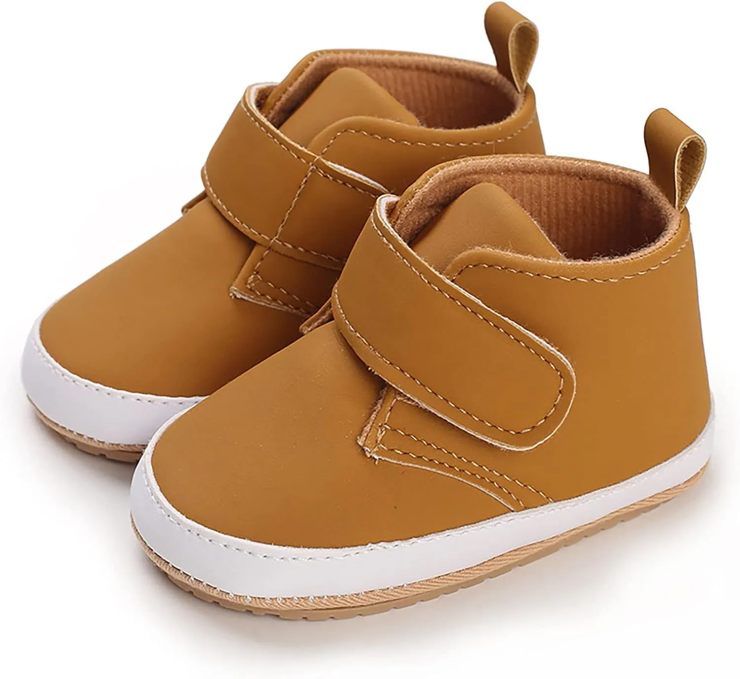 Newborn Baby Girls Boys Ankle Boots Soft Soft Sole Prewalker Shoes Infant Fashion High-Top Sneakers Casual Shoes