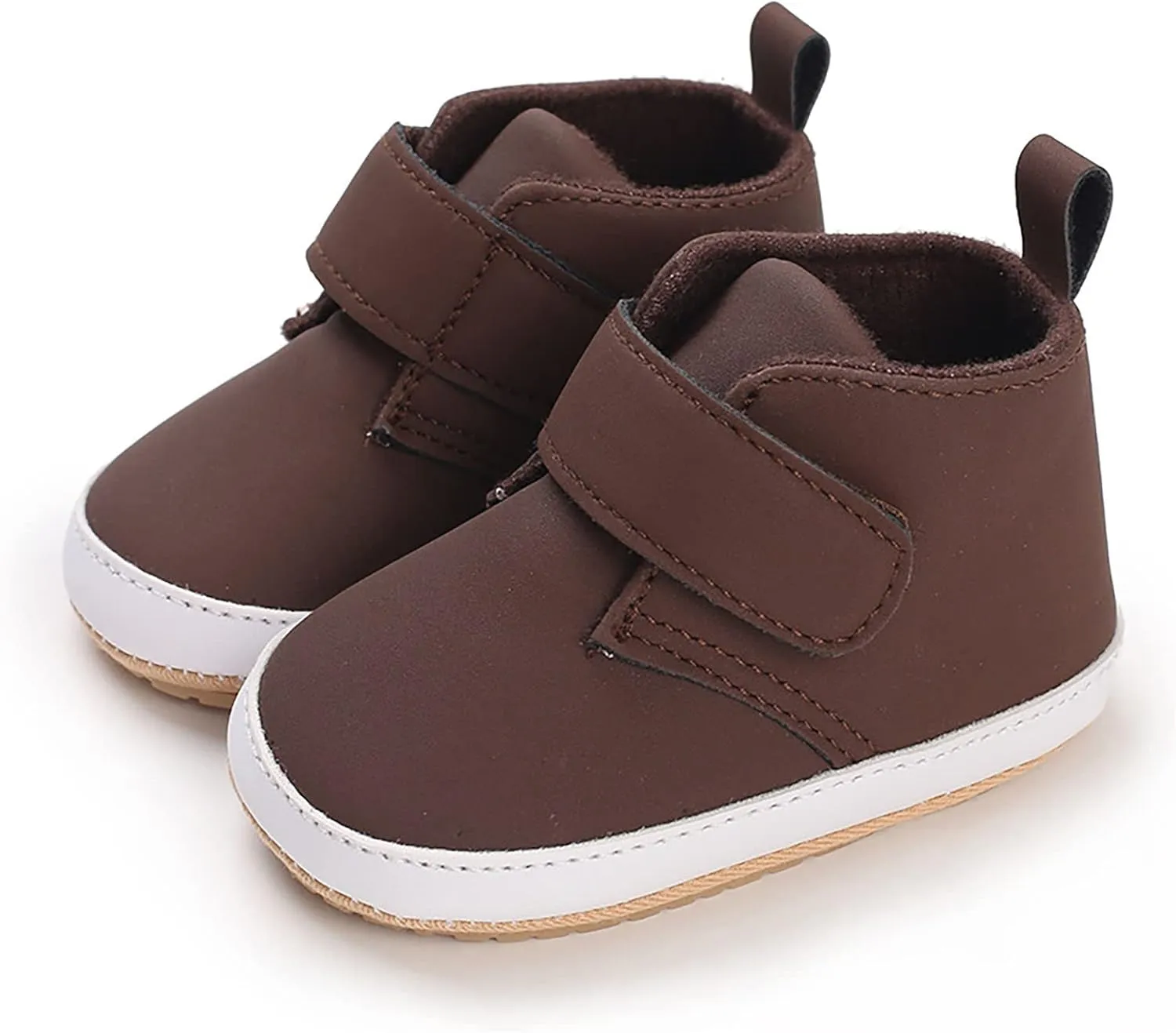 Newborn Baby Girls Boys Ankle Boots Soft Soft Sole Prewalker Shoes Infant Fashion High-Top Sneakers Casual Shoes