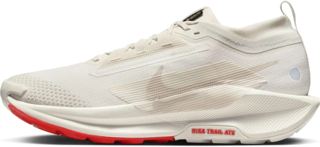 Nike Pegasus Trail 5 Gore-TEX Men's Waterproof Trail Running Shoes (FQ0908-100, Sail/Picante Red/Light Orewood Brown) Size 8
