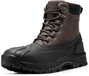 NORTIV 8 Mens Winter Boots Lightweight Casual Waterproof Slip Resistance Work Boot
