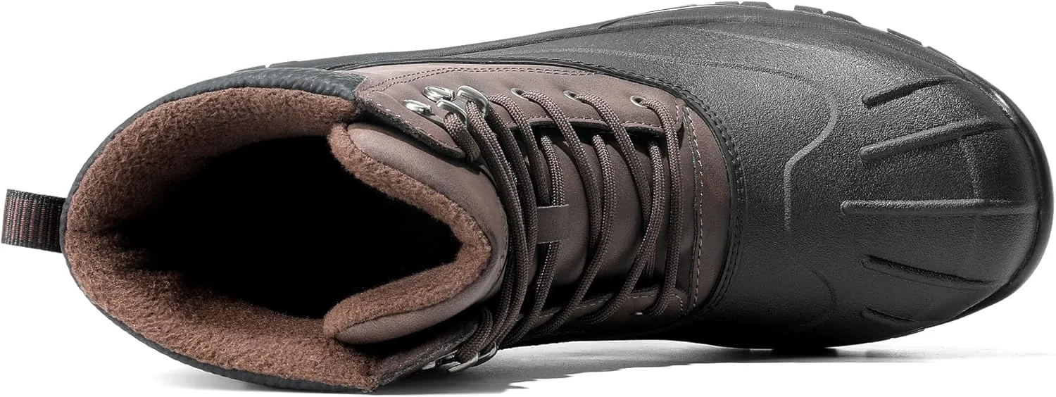 NORTIV 8 Mens Winter Boots Lightweight Casual Waterproof Slip Resistance Work Boot