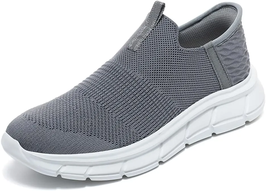 Orgone Slip On Sneakers for Women, Womens Hands Free Slip On Running Shoes Non Slip Walking Shoes Lightweight Gym Workout Shoes Breathable Fashion Sneakers