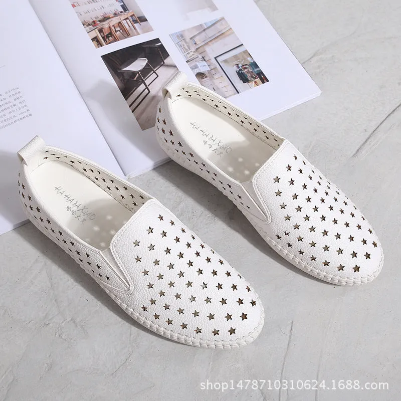 Owlkay  All-match Hollow Breathable Shoes