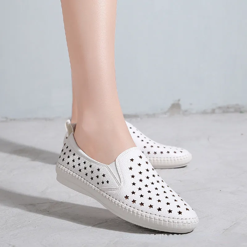 Owlkay  All-match Hollow Breathable Shoes