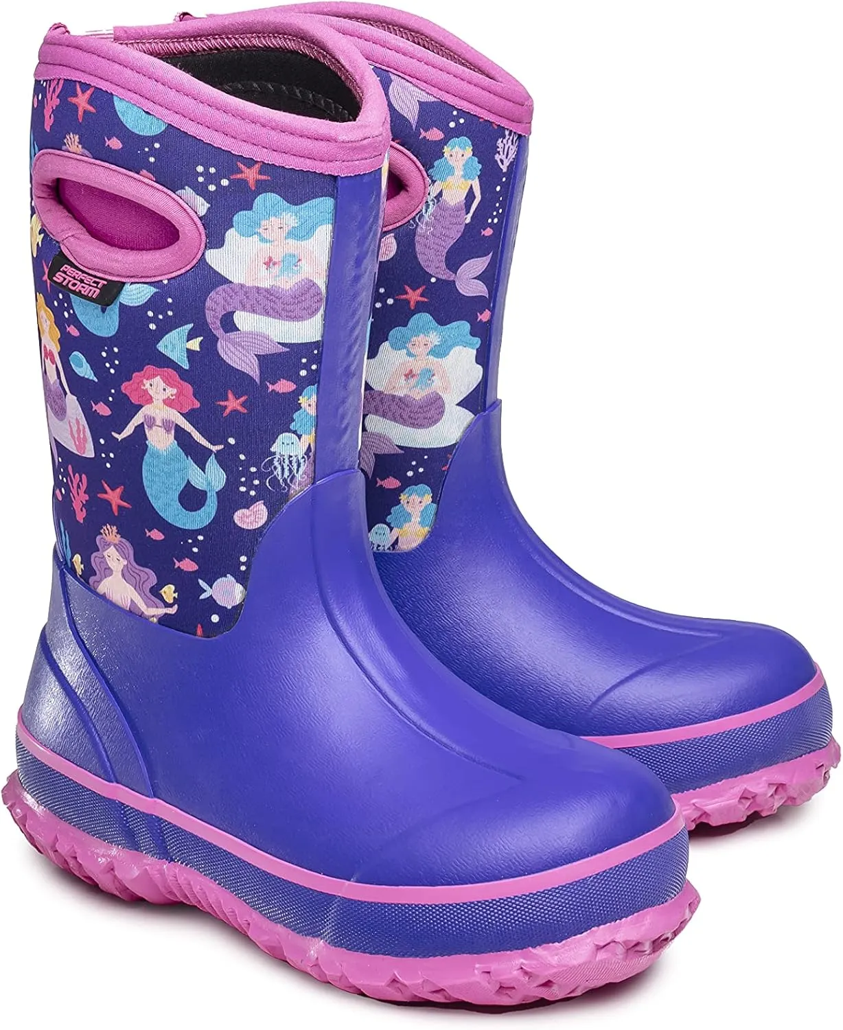 Perfect Storm - Kids Cloud High Boots - Childrens All Weather Boot - Waterproof Chore Boots - Three Season Versatility - Ideal Shoes for Play, Recess, Adventure Ready
