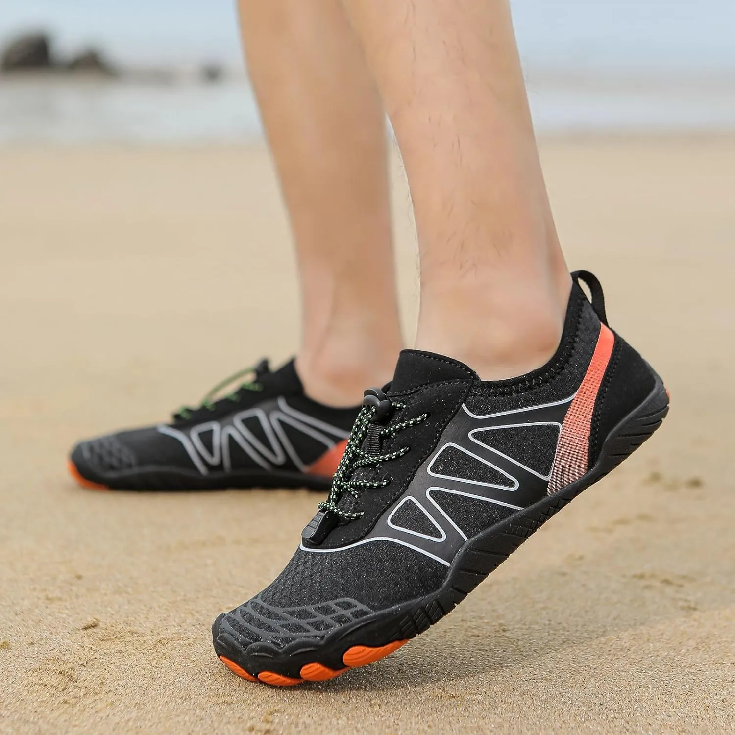 Pro Barefoot Shoes for Women Men Hike Wide Toe Box Footwear Sneakers Walking Athletic Sport Riding Gym Workout Shoe Outdoor Non-Slip Lightweight Qick Dry Breathable Unisex Healthy Trail Water