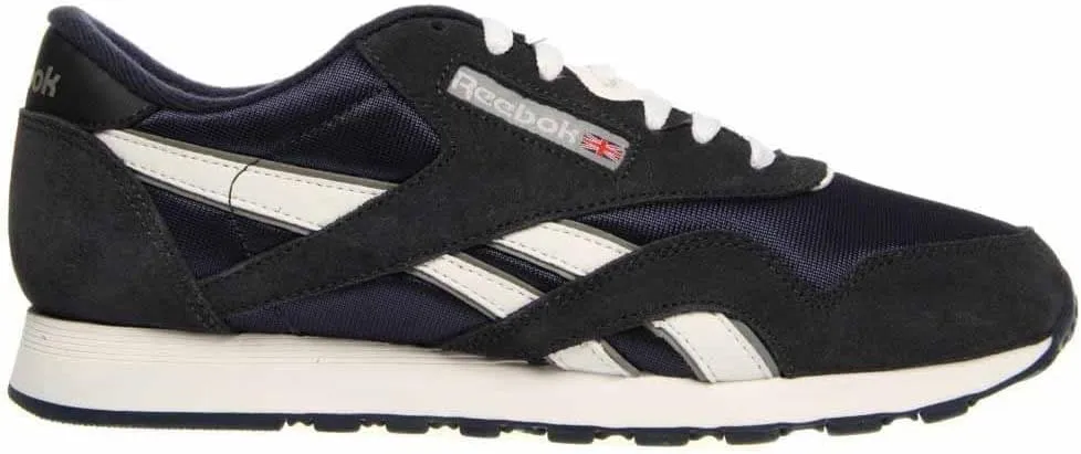Reebok Mens Classic Cushioned Footbed Faux Leather Running & Training Shoes