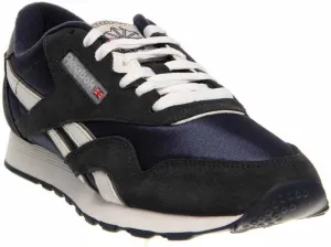 Reebok Mens Classic Cushioned Footbed Faux Leather Running & Training Shoes