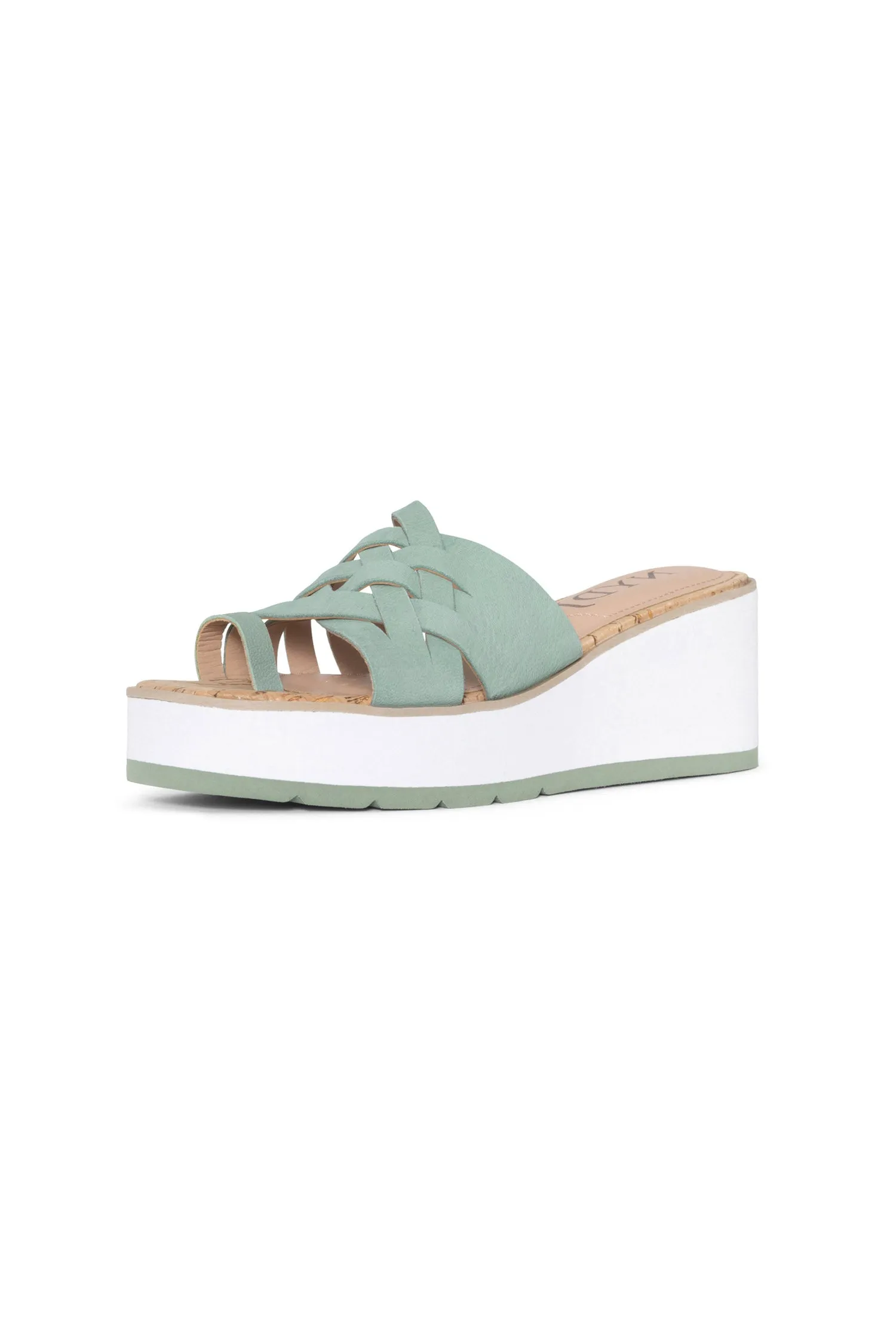 Reesie Wedge Sandals - Jade