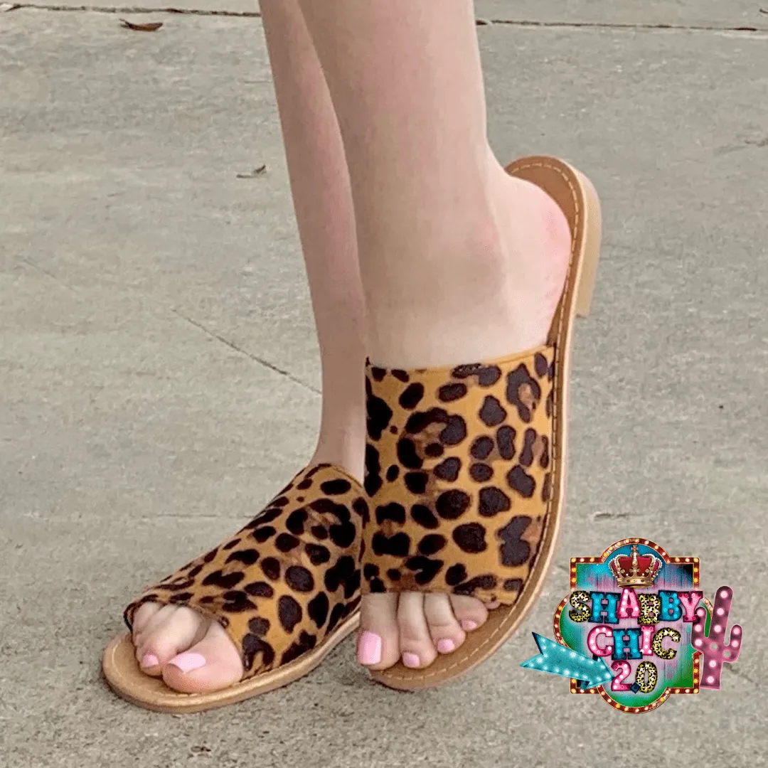 Sahara Leopard Sandals