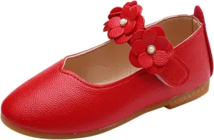 Shoes for Kids,Children Baby Girls Leather Flower Princess Shoes Soft Dance Shoes Kids Shoes