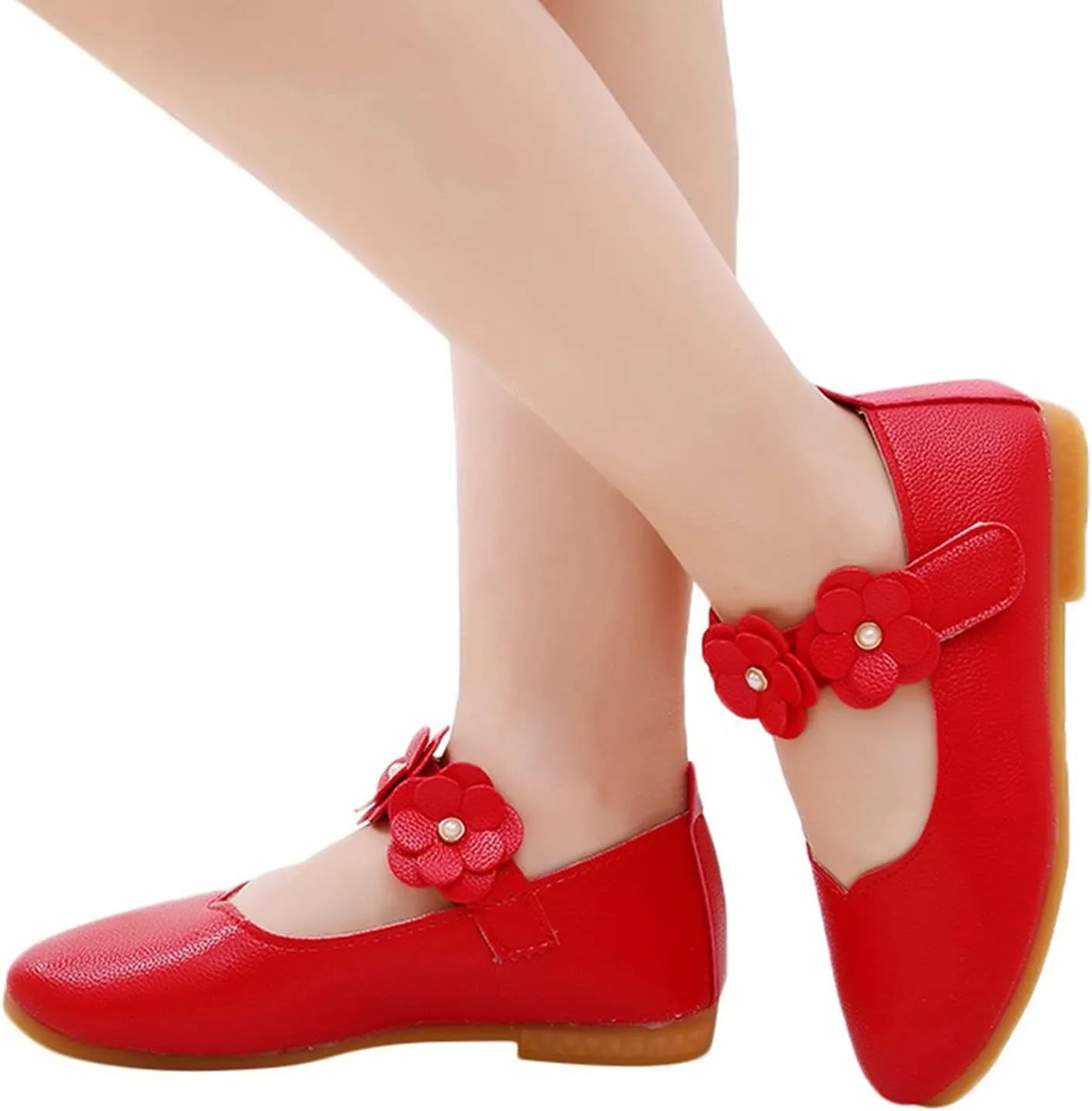 Shoes for Kids,Children Baby Girls Leather Flower Princess Shoes Soft Dance Shoes Kids Shoes