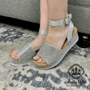 Silver Luxury Sandals