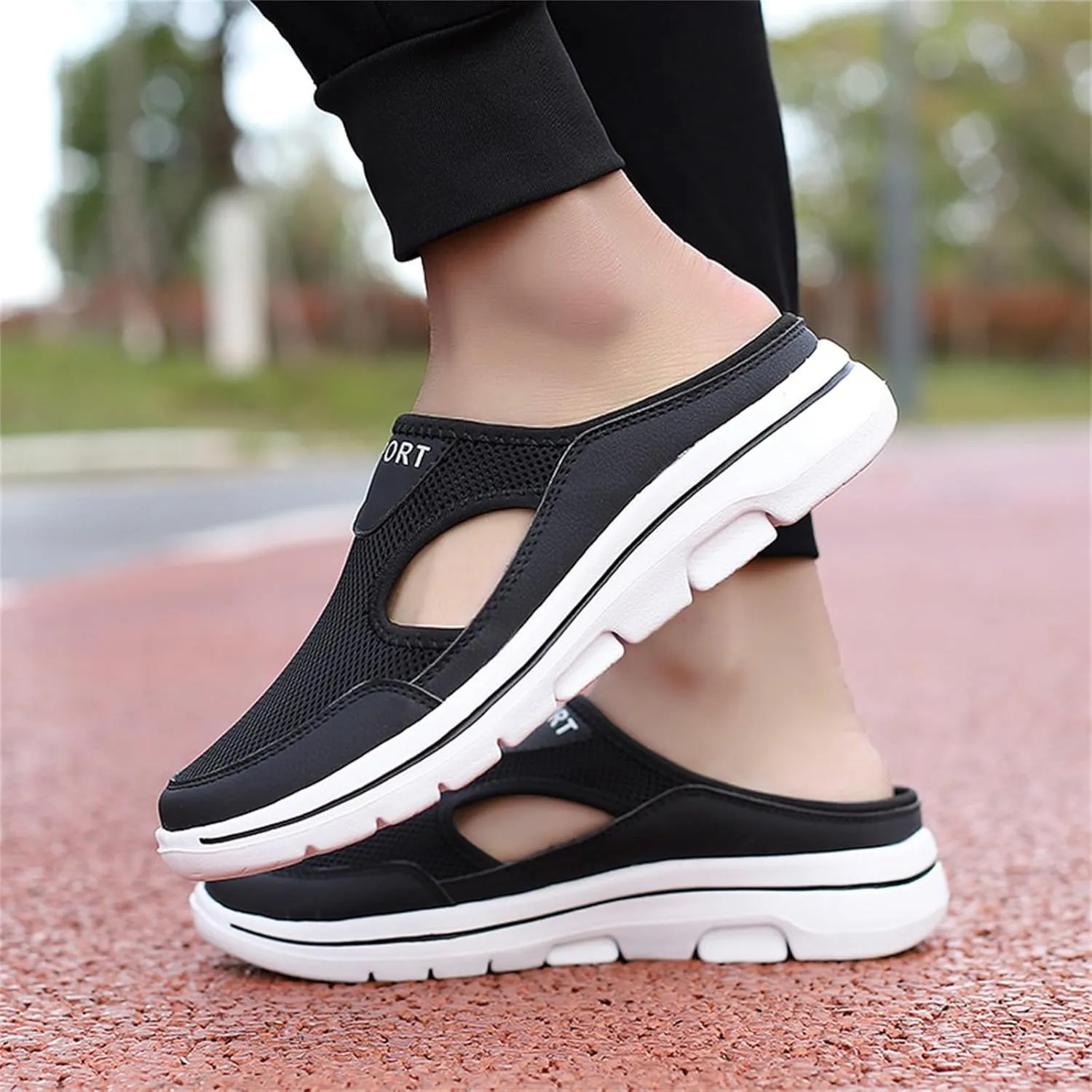 Slip On Mules & Clogs for Women Comfort Breathable Support Sports Sandals Lightweight Closed Toe Slippers
