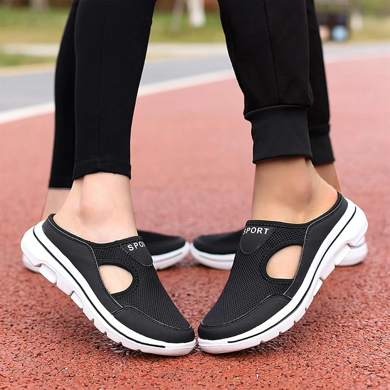 Slip On Mules & Clogs for Women Comfort Breathable Support Sports Sandals Lightweight Closed Toe Slippers