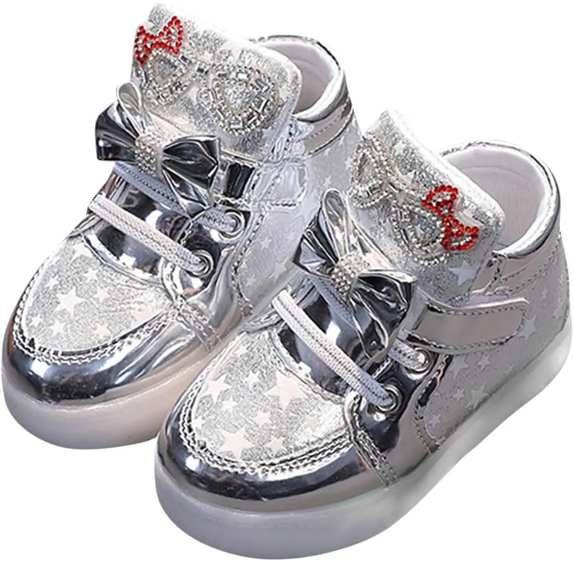 Sneakers for Girls Fashion Light Up Shoes for Girls Flashing Casual Shoes with Anti-Slip Sole Birthday