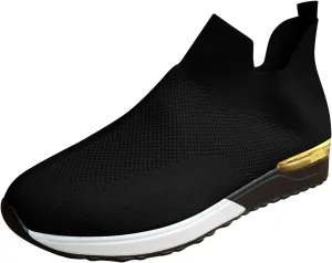 Sneakers for Women Walking Shoes Comfortable Breathable Mesh Tennis Slip On Sneakers for Women Womens Tennis Shoes Plantar Fasciitis Relief Lightweight Casual Comfort Walking Footwear