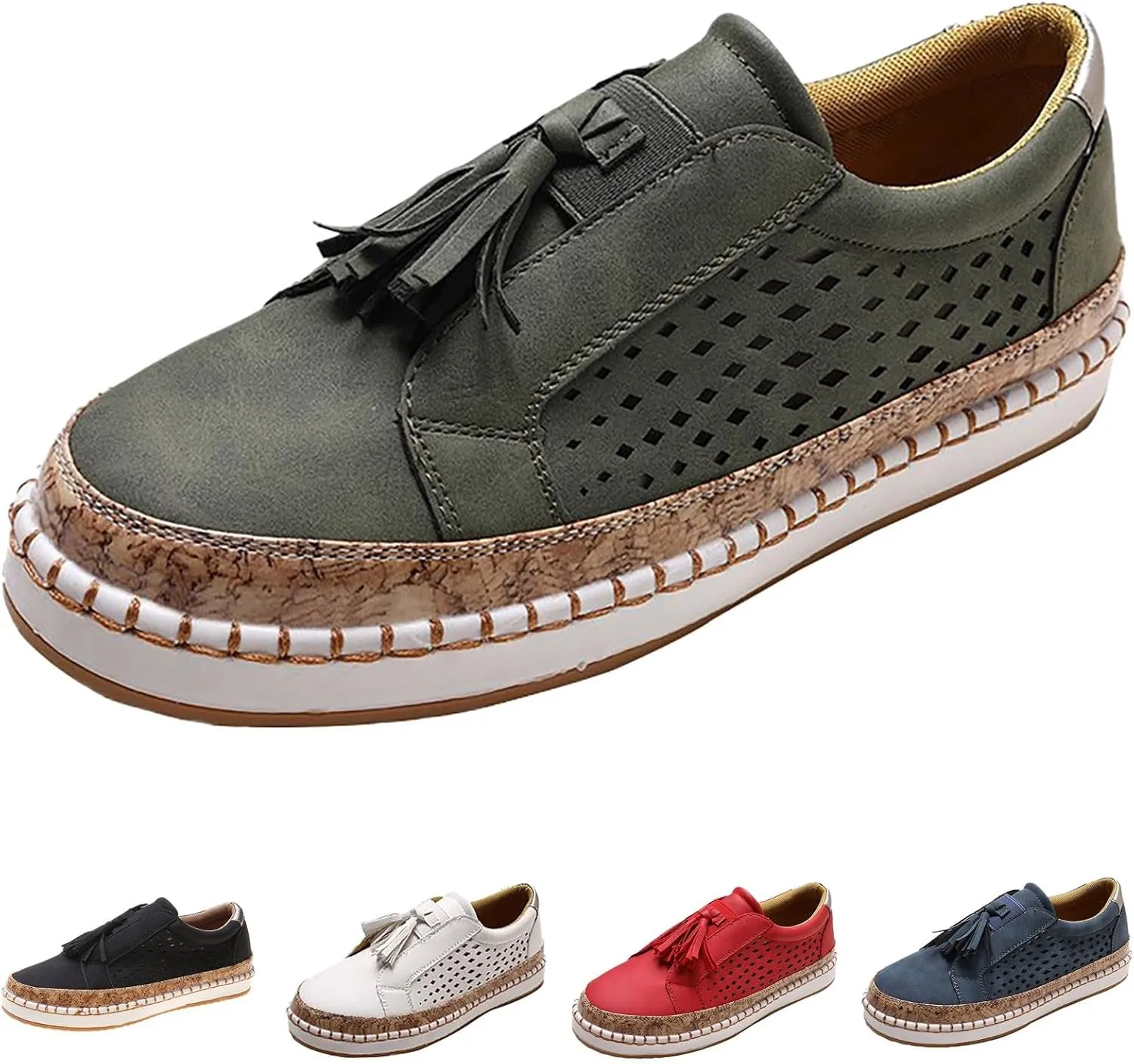Tennis Shoes Women Lether Dress Casual Shoes Fashion Sneakers 2025 Women's Woven Orthopedic Breathable Soft Brown Tennis Shoe Cross Trainer Shoe