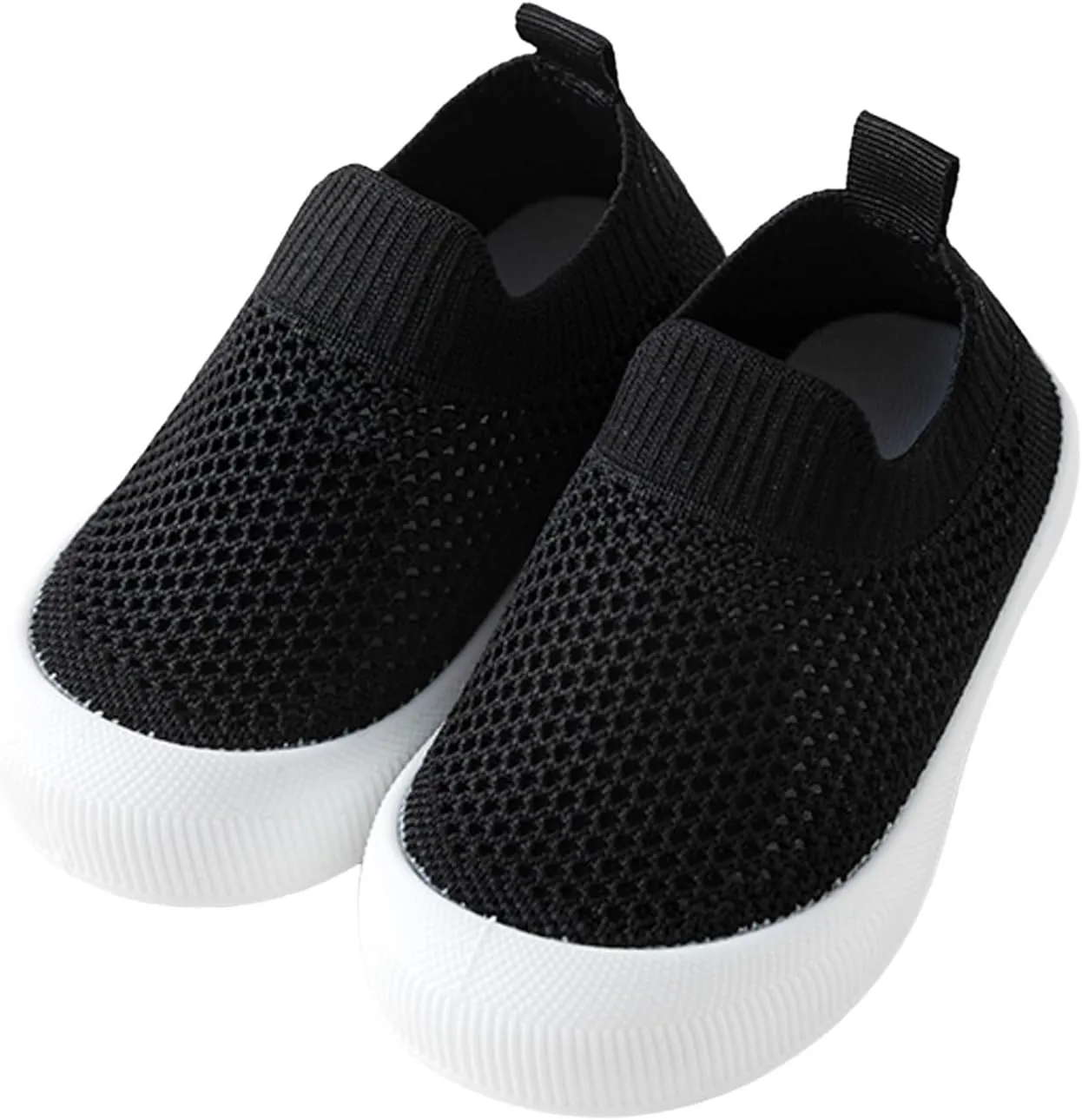 Toddler Boy Girl Mesh Sneakers Baby Knitted Walking Shoes Infant Soft Sole Trainerslittle Kid Breathable Outdoor Shoes