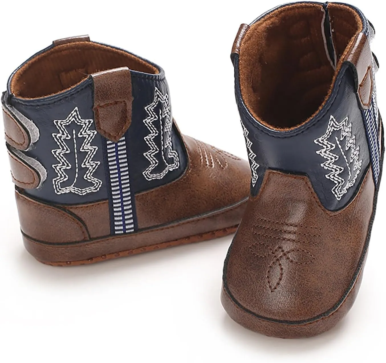 Toddler Girl Booties Childrens Leather Western Snowboots Soft Slip On Sneaker for Baby Newborn Infant Flat Shoes