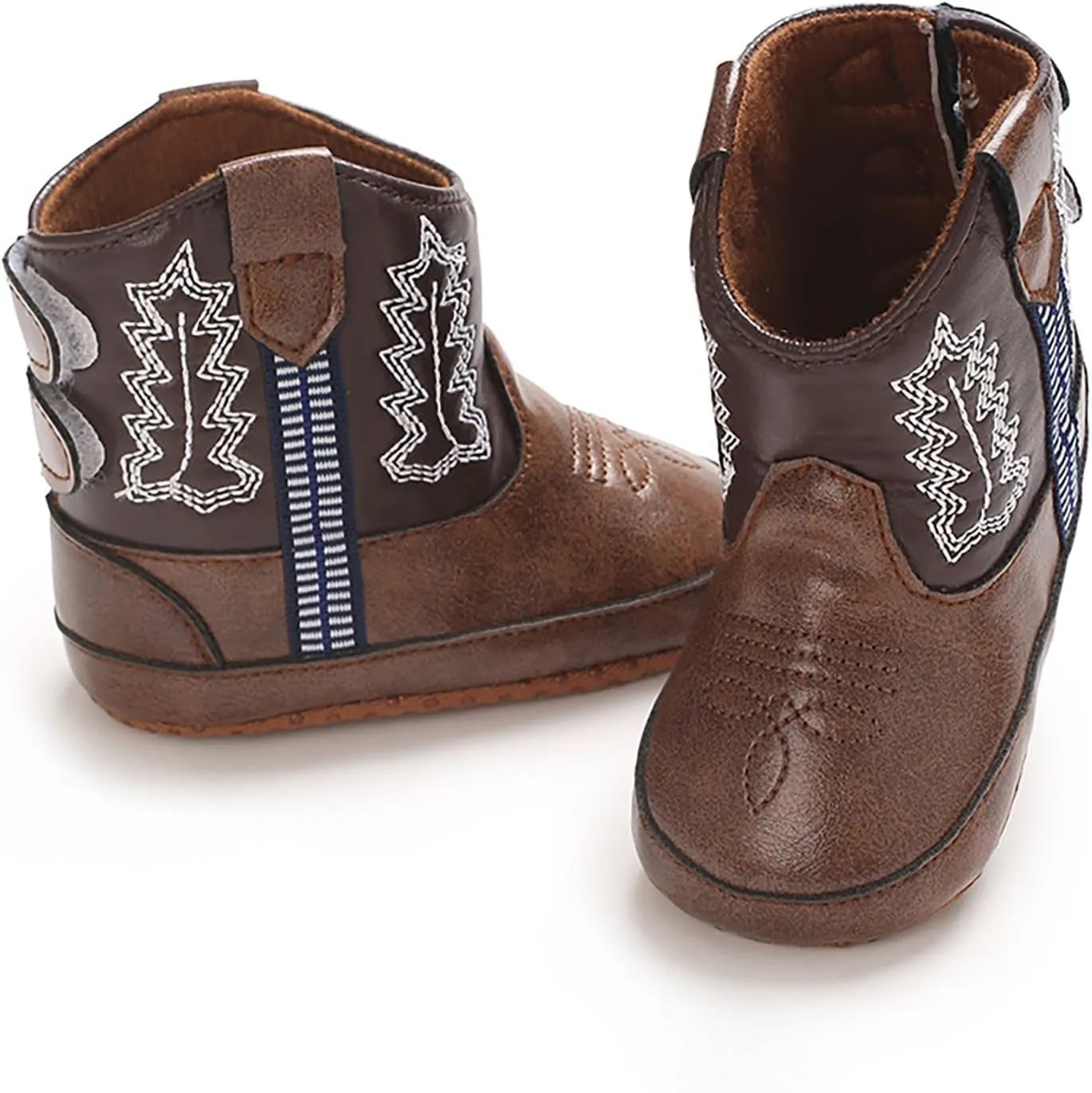 Toddler Girl Booties Childrens Leather Western Snowboots Soft Slip On Sneaker for Baby Newborn Infant Flat Shoes