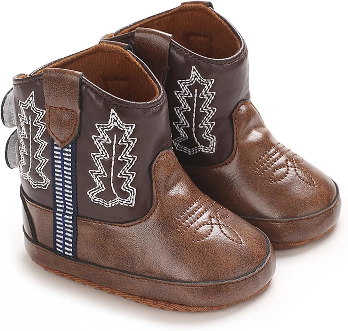 Toddler Girl Booties Childrens Leather Western Snowboots Soft Slip On Sneaker for Baby Newborn Infant Flat Shoes