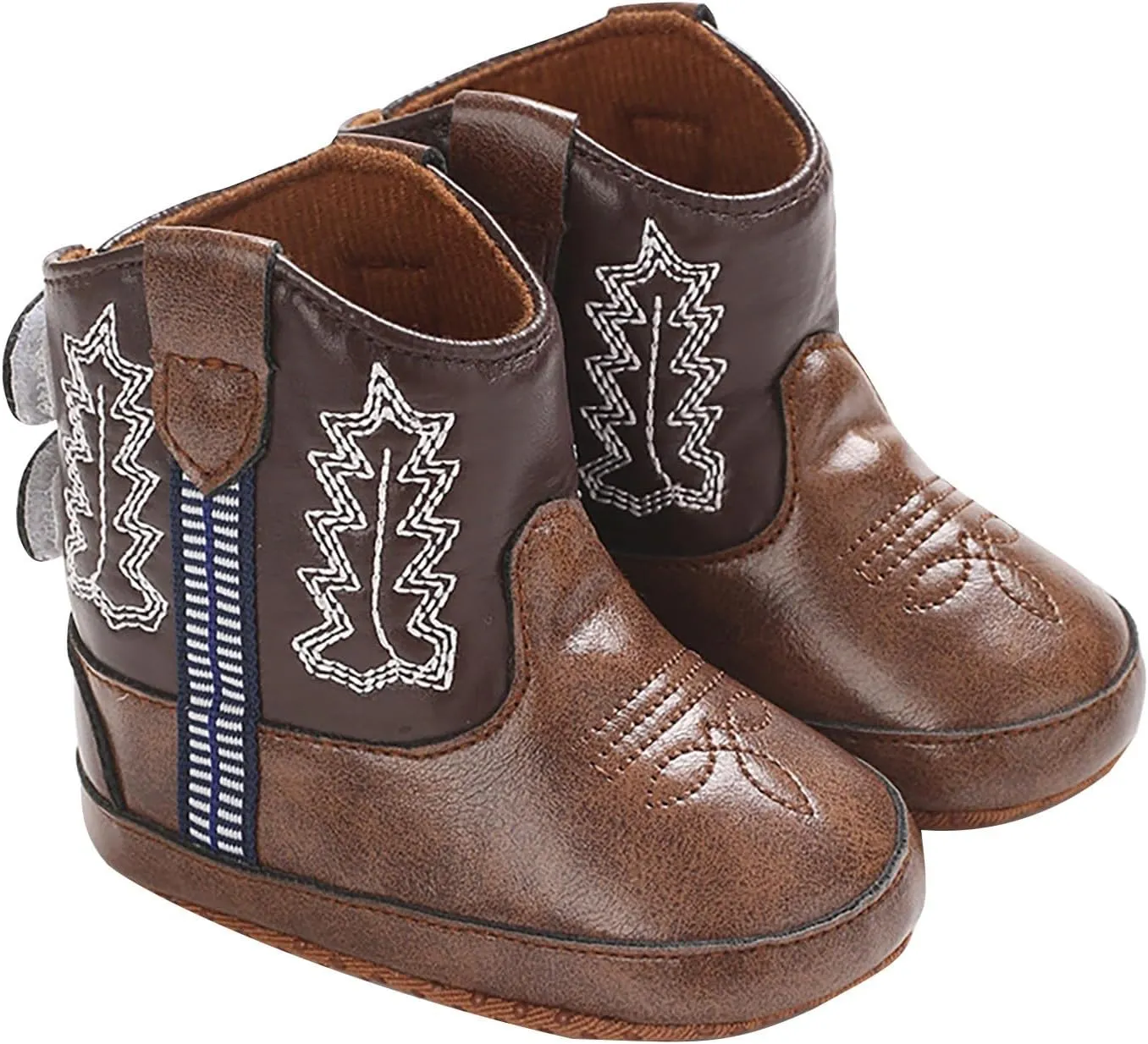 Toddler Girl Booties Childrens Leather Western Snowboots Soft Slip On Sneaker for Baby Newborn Infant Flat Shoes