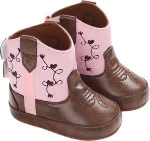 Toddler Girl Booties Childrens Leather Western Snowboots Soft Slip On Sneaker for Baby Newborn Infant Flat Shoes