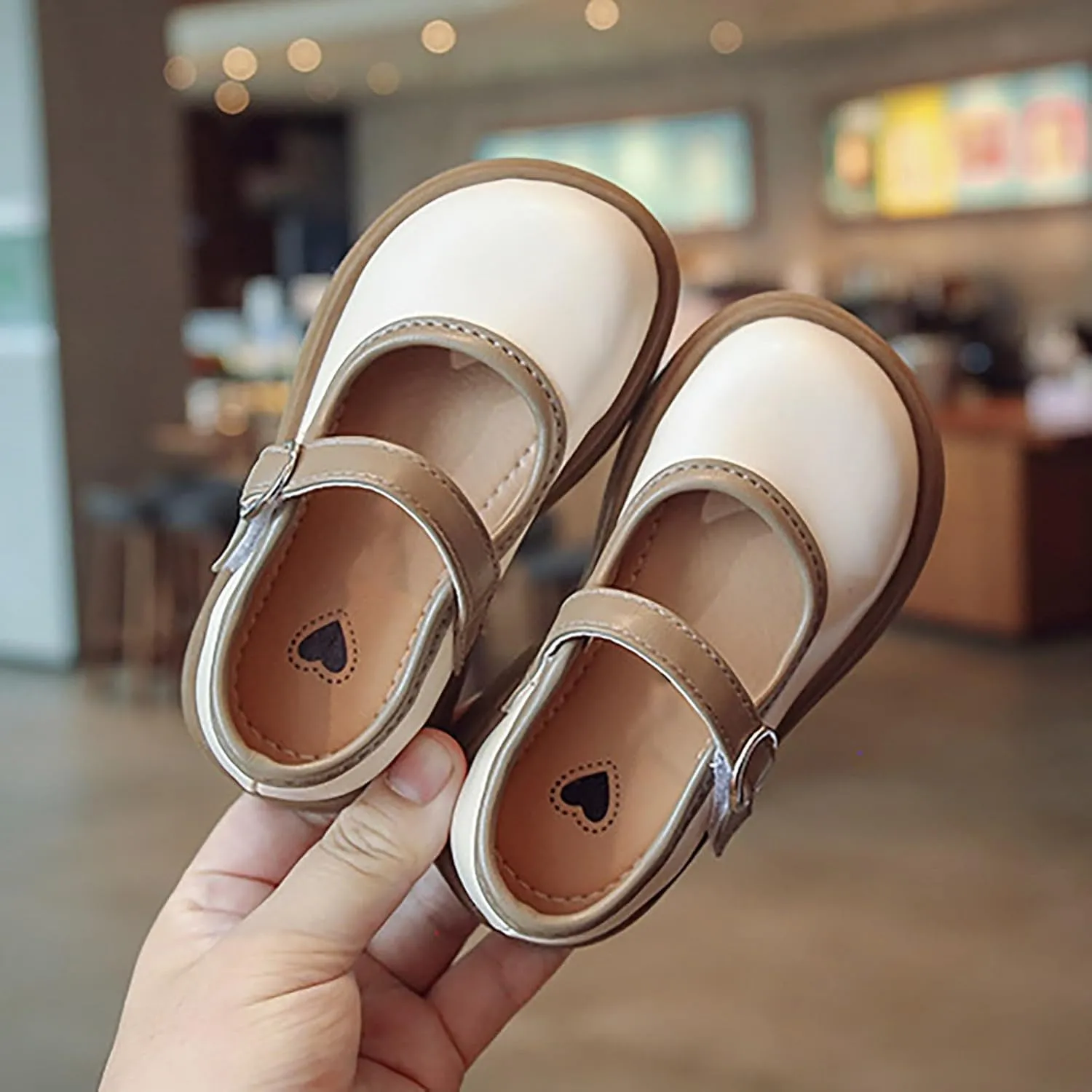 Toddler Girl Mary Jane Flower Girls Dress Shoes Little Girl School Uniform Shoes for Wedding Party Shoes Kid Shoes