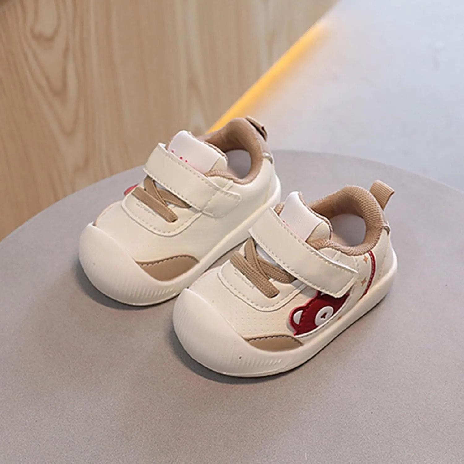 Toddler Girls Boys Cute artoon Lightweight Sneakers, Comfortable Soft Sole Non-Slip Casual First Walking Shoes