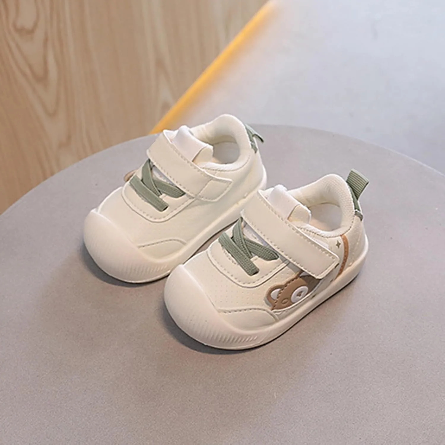 Toddler Girls Boys Cute artoon Lightweight Sneakers, Comfortable Soft Sole Non-Slip Casual First Walking Shoes