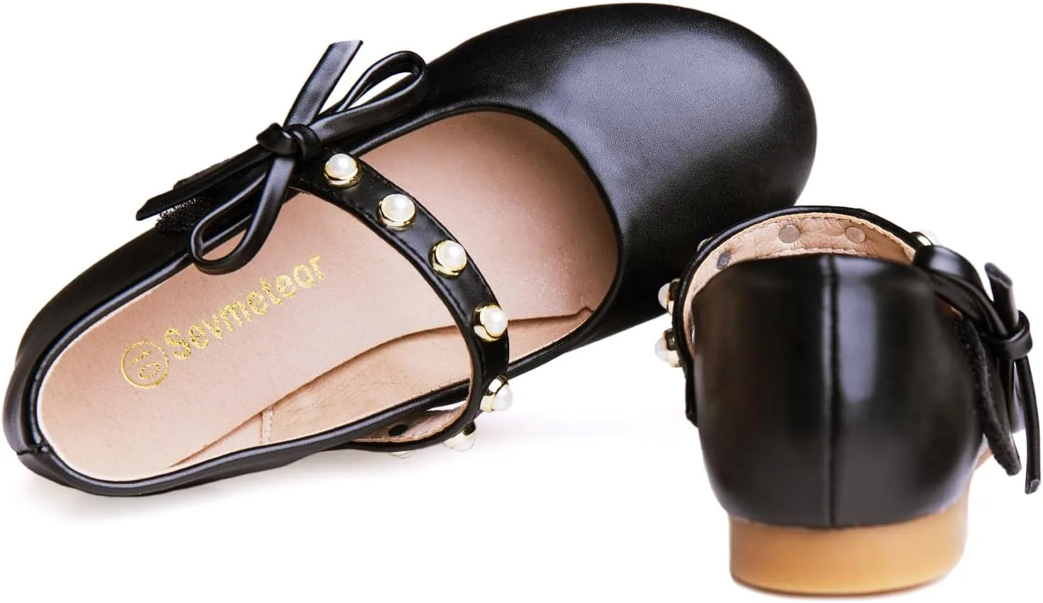 Toddler/Little Kid Girls Mary Jane Ballerina Flats Girl Dress Shoes for Wedding Party Ballet Flat Shoes