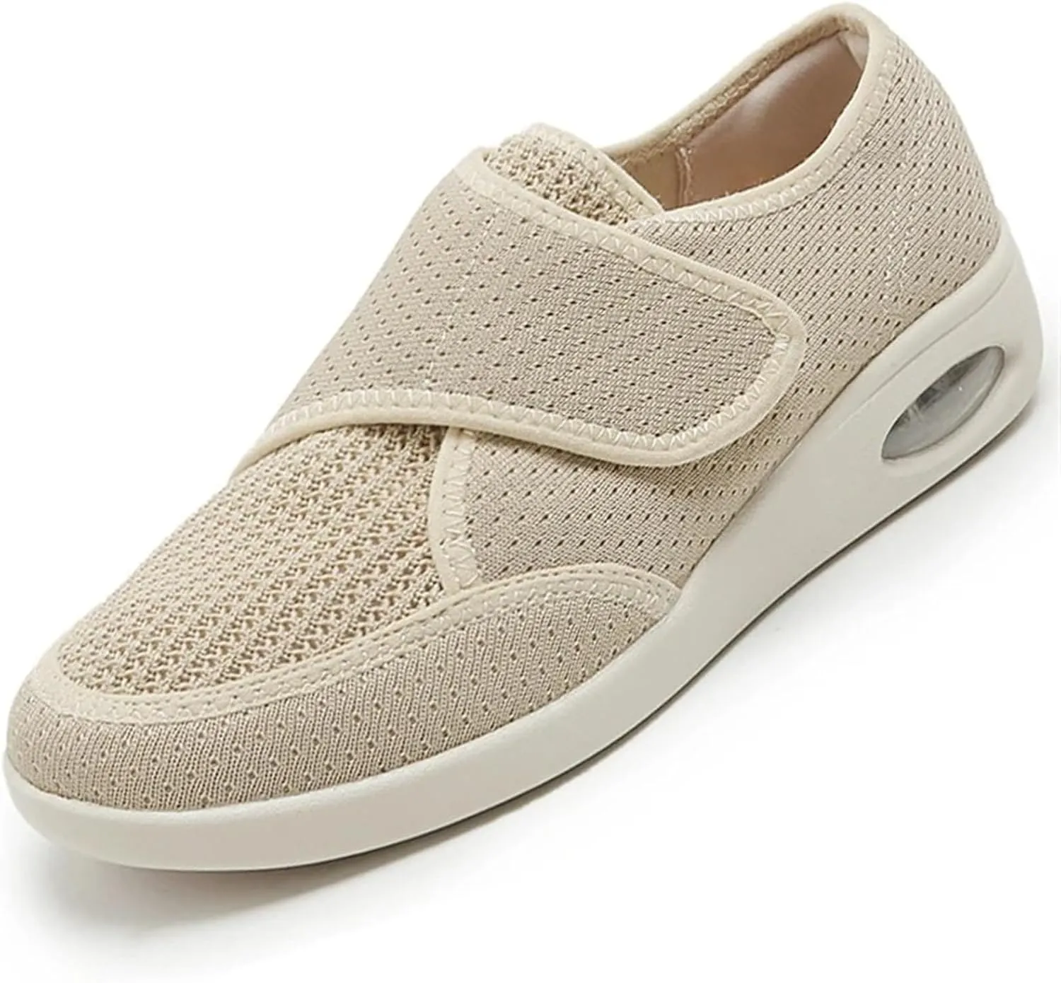 TOSOFT Elderly Womens Lightweight Diabetics Walking Shoes Adjustable Memory Foam Orthopaedic Health Care Flats Sneakers Shoes