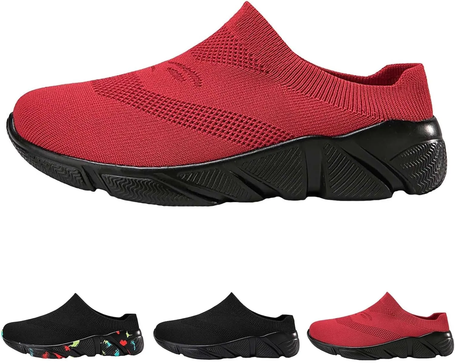 Women Gym Shoes Soft Platform Slip On Breathable Mesh Sneakers Summer Casual Comfortable Non Slip Walking Sport Shoes