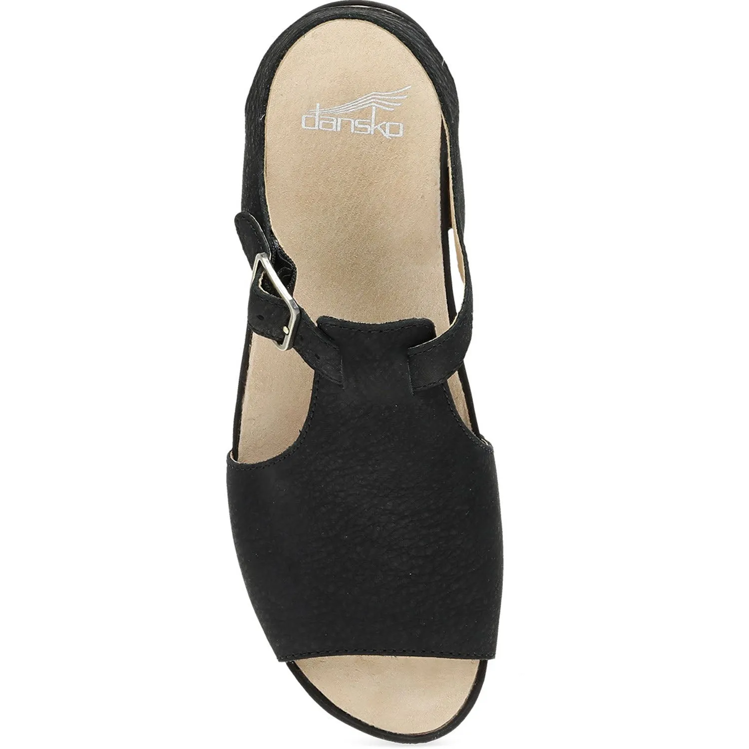 Women's Dansko Laverne Black Milled Nubuck