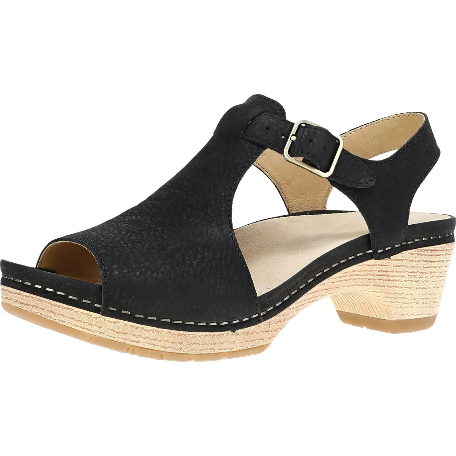 Women's Dansko Laverne Black Milled Nubuck