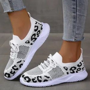 Womens Slip On Walking Shoes Non Slip Running Shoes Knitted Mesh Breathable Sneakers Athletic Tennis Sneakers Mesh Workout Casual Outdoor Leisure Sports Shoes
