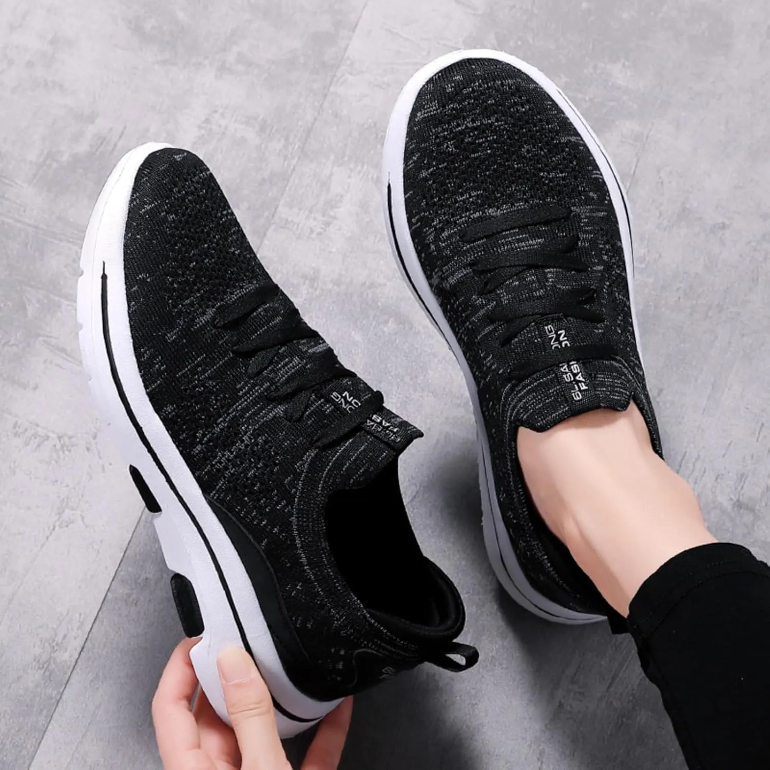 Women's Slip On Walking Sneakers Running Shoes Workout Lightweight Non Slip Tennis Memory Foam Shoes for Sport Travel Gym