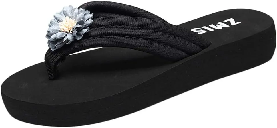 Womens Summer Beach Slides Flat Sandals Comfortable Slip On Leather Open Toe Dressy Memory Foam Adjustable Support