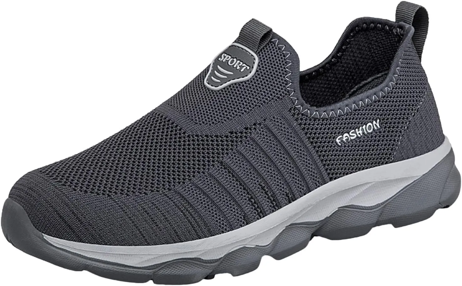 Womens Walking Shoes Slip on Non Slip Memory Foam Arch Support Running Shoes Breathable Mesh Sports Workout Tennis Shoes Fashion Lace Up Sneakers