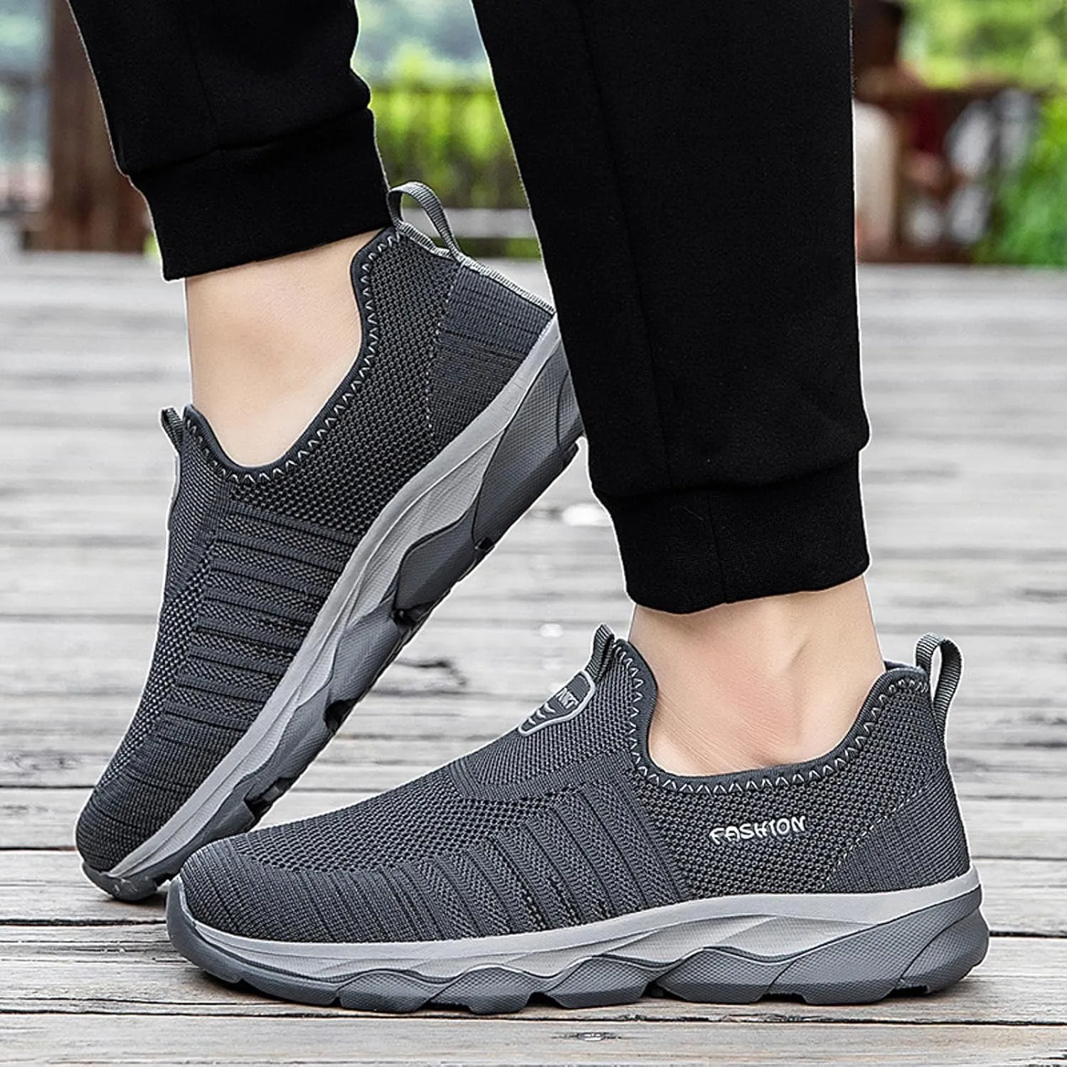 Womens Walking Shoes Slip on Non Slip Memory Foam Arch Support Running Shoes Breathable Mesh Sports Workout Tennis Shoes Fashion Lace Up Sneakers