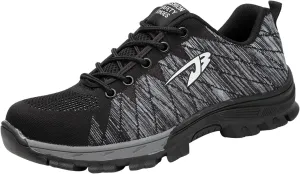 Work Safety Shoes for Men Womens,Lightweight Safety Shoes Slip Resistant Work Sneaker Breathable Puncture Proof Shoes