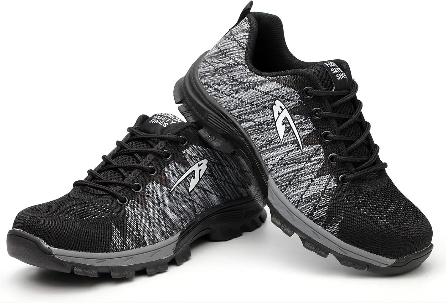 Work Safety Shoes for Men Womens,Lightweight Safety Shoes Slip Resistant Work Sneaker Breathable Puncture Proof Shoes